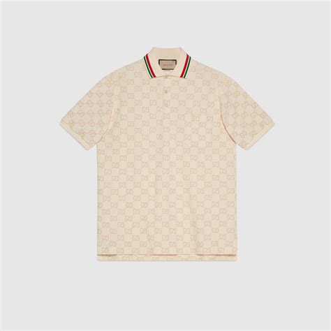 quadro di gucci con caricabatterie|Gucci Polo in piquet di cotone con GG Quadro.